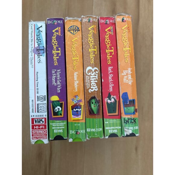 Big Idea VeggieTales VHS Lot Of 6 Lessons In - Picture 1 of 6